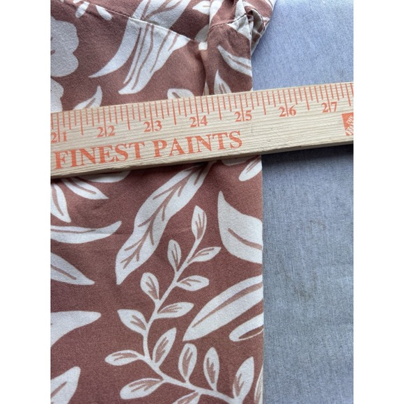 Patrons Of Peace Kimono M Floral Boho‎ Clay Open Front Duster Cover Up - Picture 7 of 8